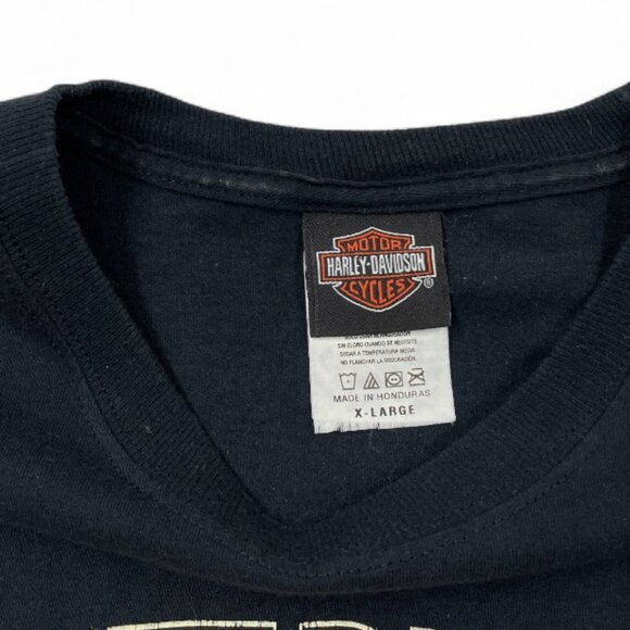 Harley Davidson Bud's Indiana Dealer Motorcycle Biker T-Shirt Men's XL - Picture 5 of 7